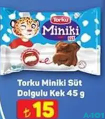 TORKU MİNİKİ SÜT DOLGULU KEK 45 G